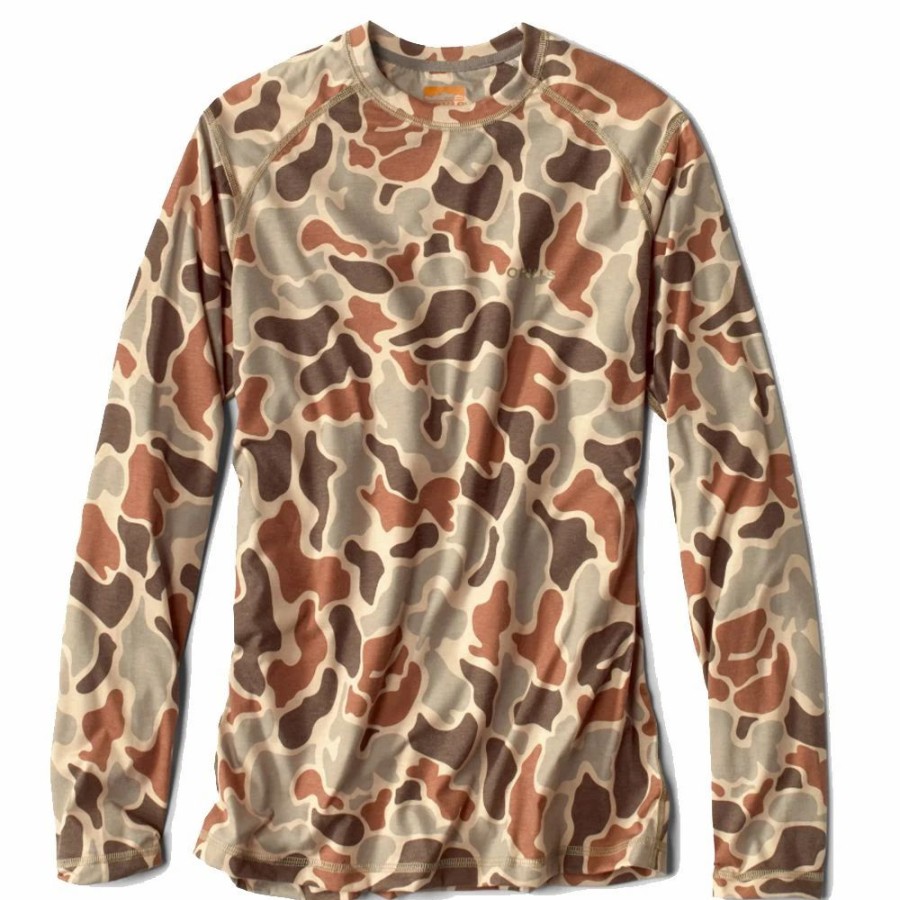 Base & Mid Layers * | Orvis Drirelease Long Sleeved Crew Shirt Camo