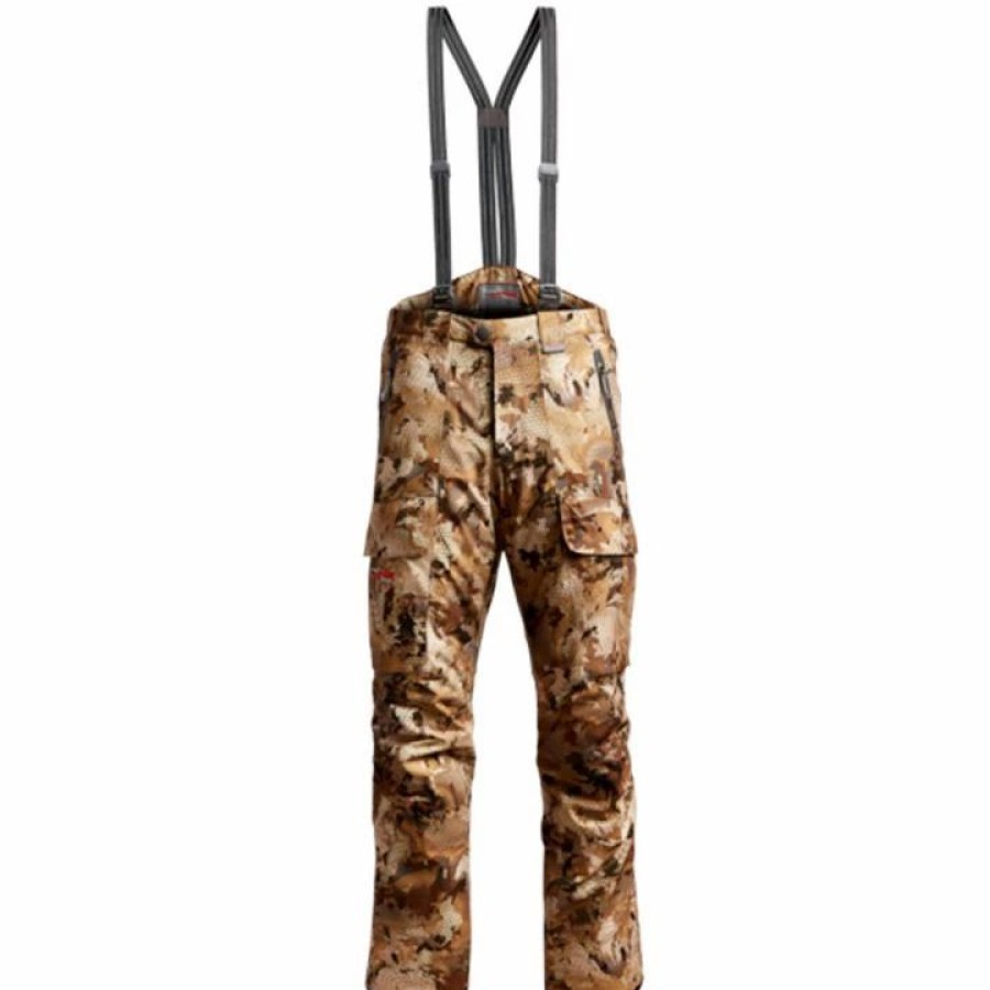 Pants * | Sitka Boreal Aerolite Bib Pant Optifade Waterfowl Marsh