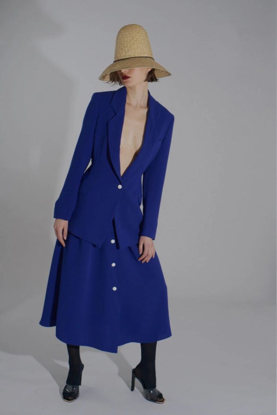 Coats & Jackets * | Edeline Lee (New) Lola Jacket Royal Blue