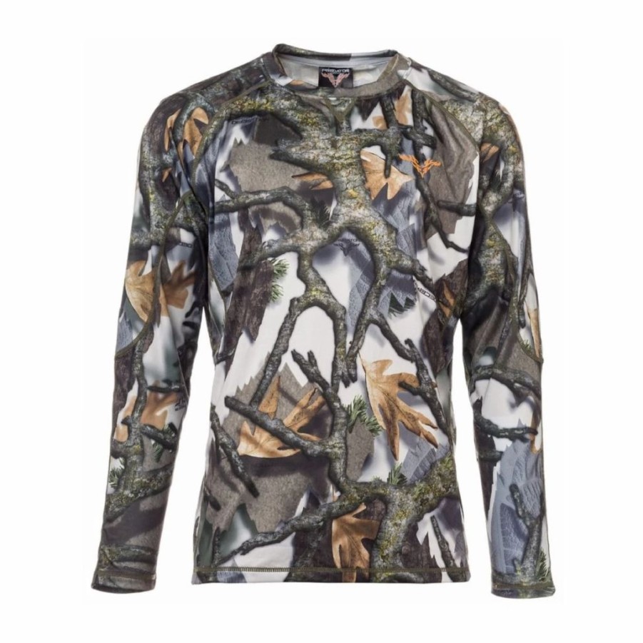 Base & Mid Layers * | Predator Camo Performance Long Sleeve Crew Top