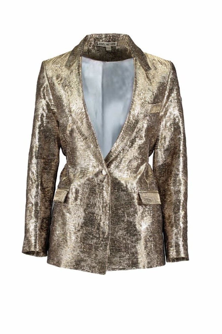 Coats & Jackets * | Edeline Lee (New) Lola Jacket Gold