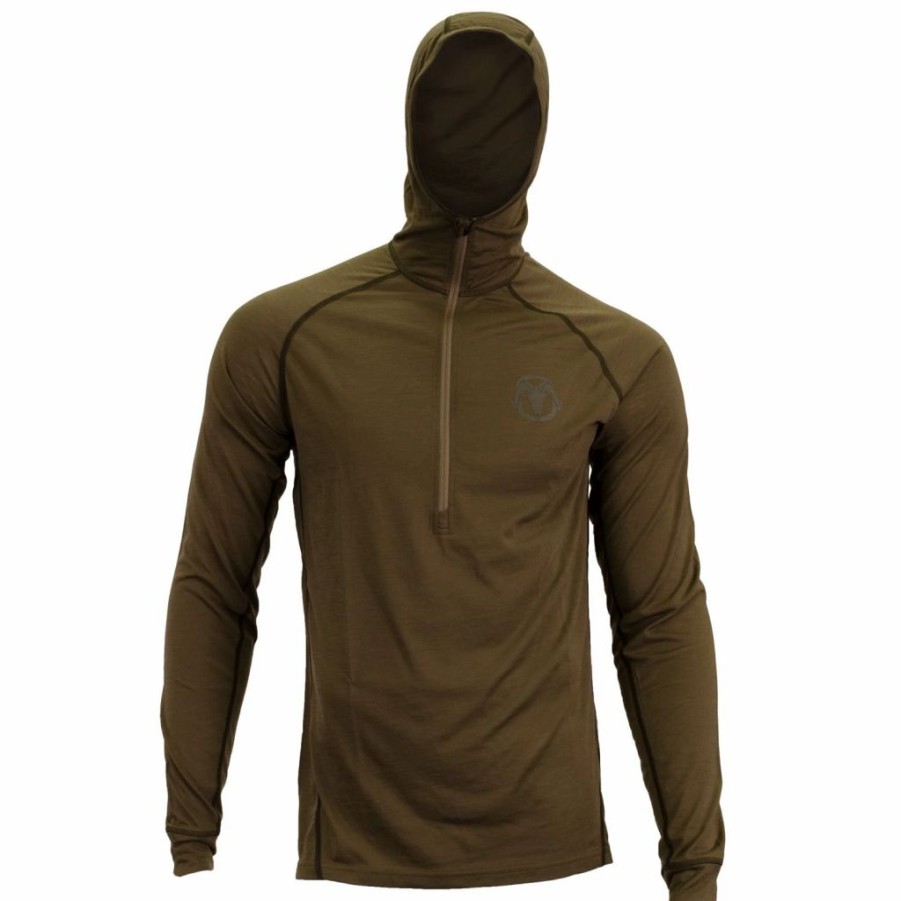 Base & Mid Layers * | Blackovis Venture Merino 1/2 Zip Hoodie