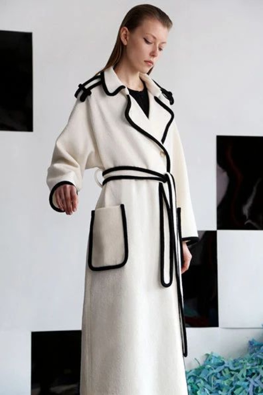 Coats & Jackets * | Edeline Lee (New) Topographic Trench Coat