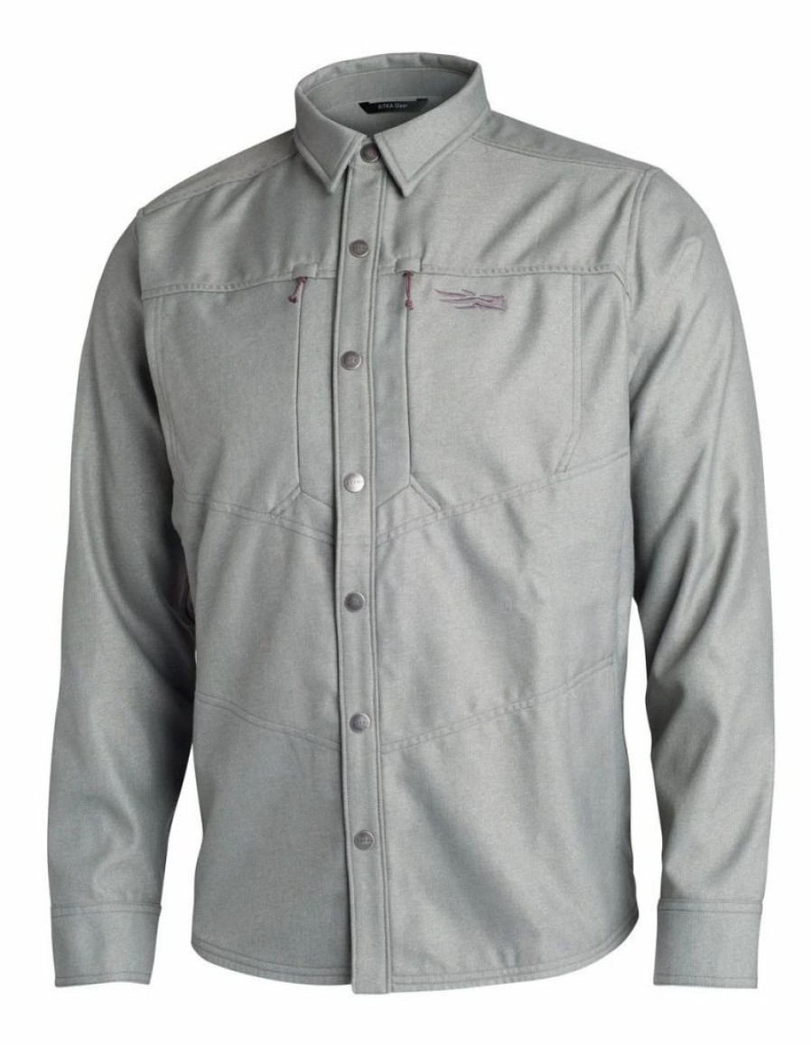 Base & Mid Layers * | Sitka Highland Overshirt [Discontinued] Granite