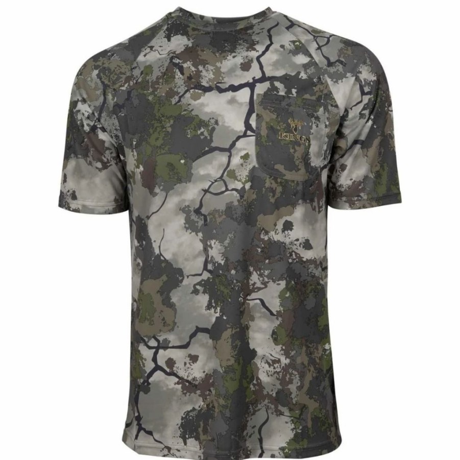 Base & Mid Layers * | King'S Camo Hunter Short Sleeve Tee