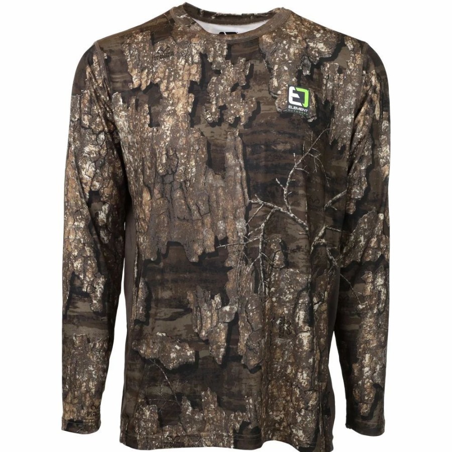 Base & Mid Layers * | Element Outdoors Drive Series Long Sleeve Shirt Realtree Timber