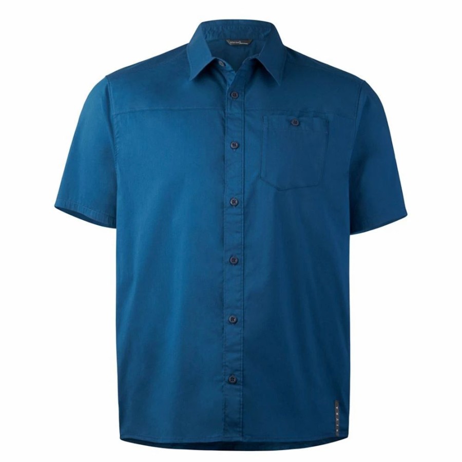 Base & Mid Layers * | Sitka Shop Short Sleeve Shirt Admiral Blue