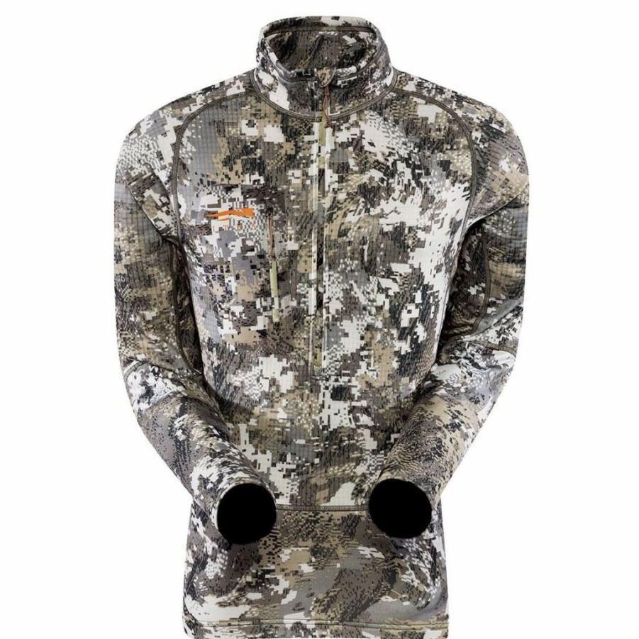 Base & Mid Layers * | Sitka Heavyweight Zip-T Optifade Elevated Ii