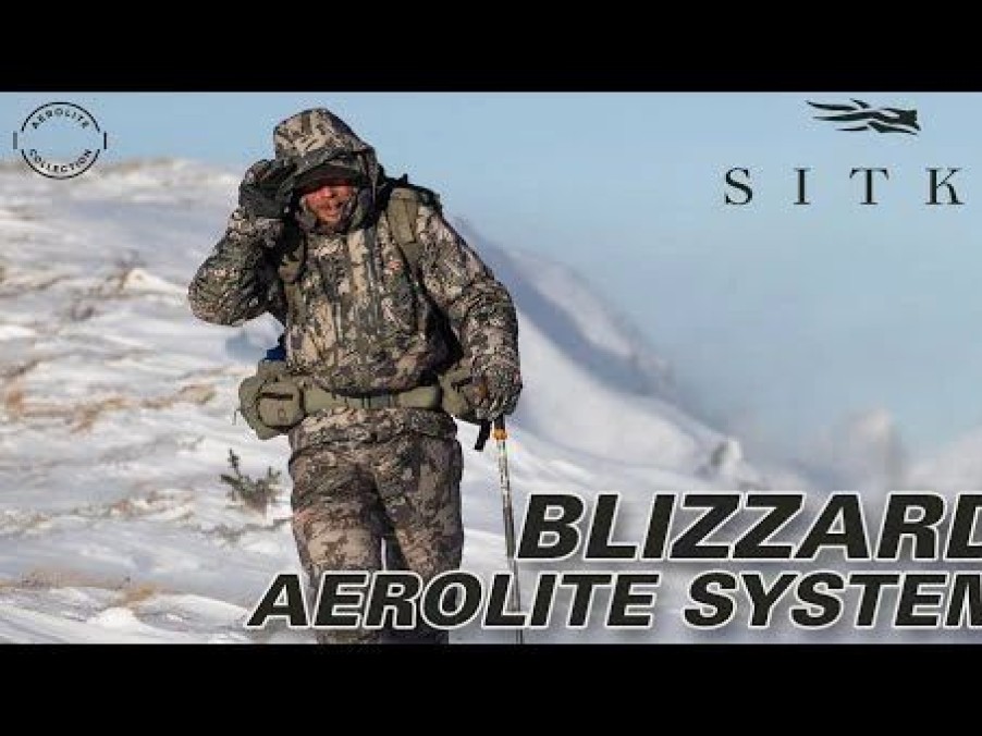 Pants * | Sitka Blizzard Aerolite Bib Pant Optifade Open Country