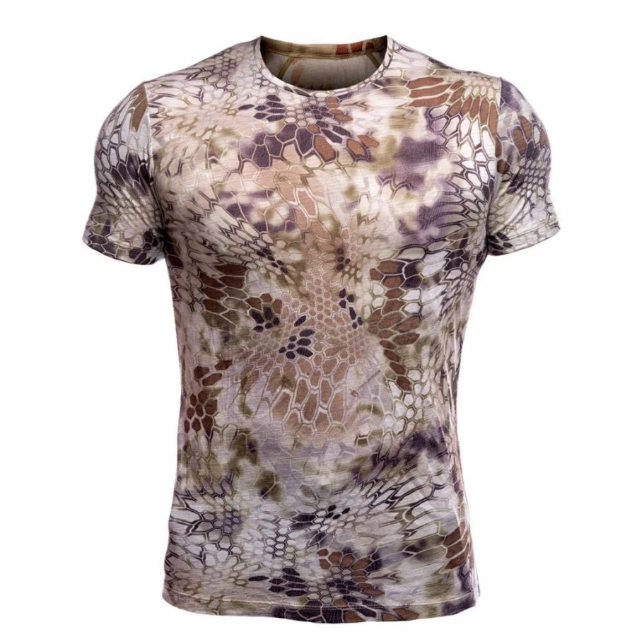 Base & Mid Layers * | Kryptek Hoplite Ii Lightweight Merino Short Sleeve Crew Highlander