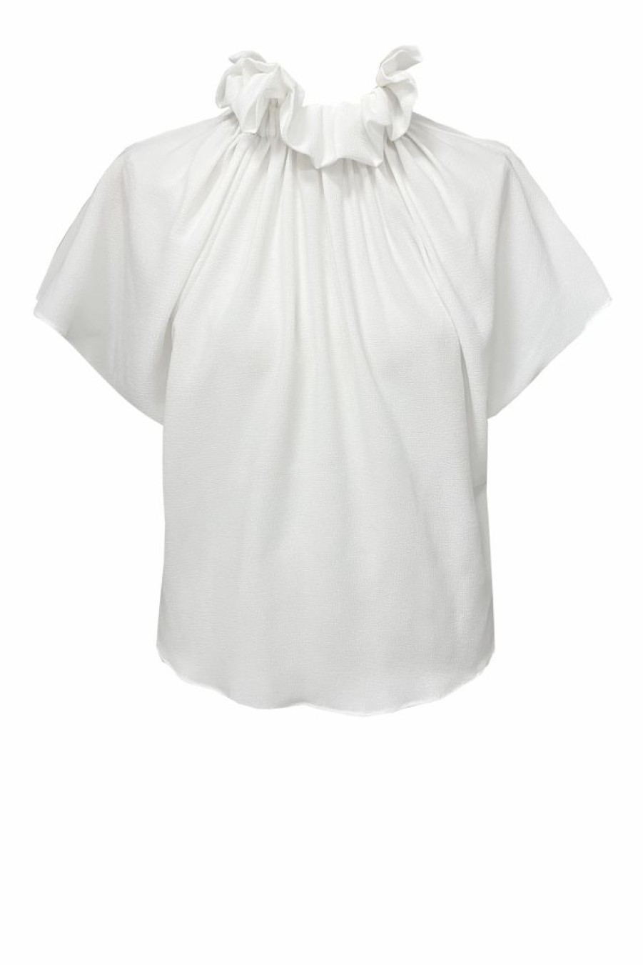 Tops * | Edeline Lee (New) Ruff Blouse